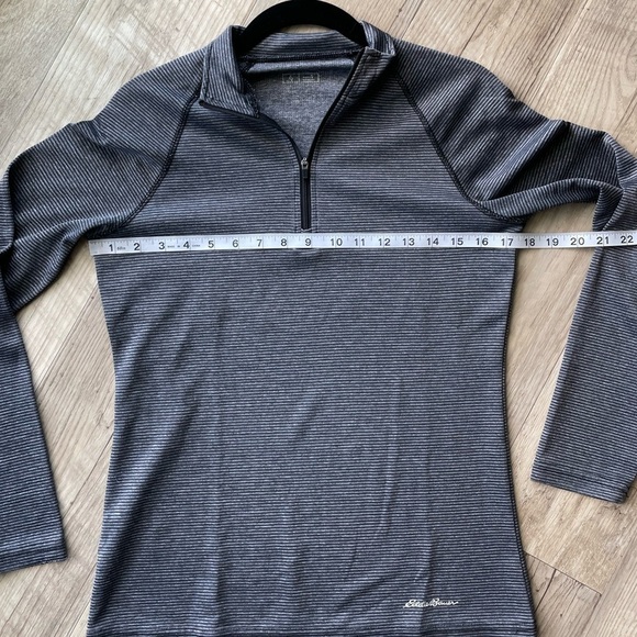Eddie Bauer Running 1/4 Zip Travex Stripe Pullover | S - Picture 3 of 6